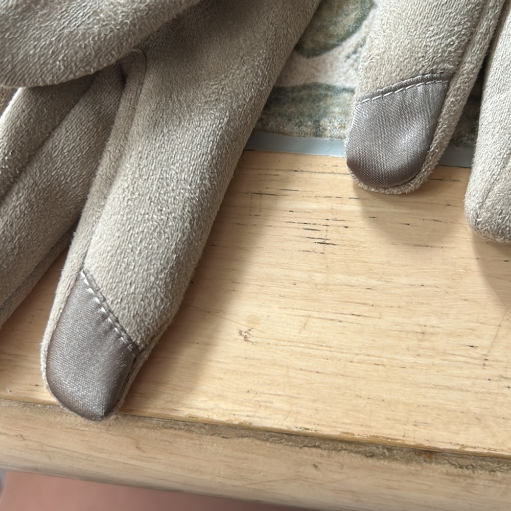 Polyester suede gloves - Picture 4 of 5